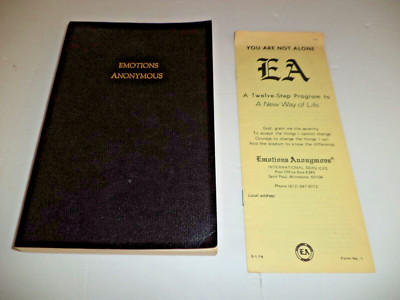 EMOTIONS ANONYMOUS INTERNATIONAL 1978 1ST EDITION SOFT COVER