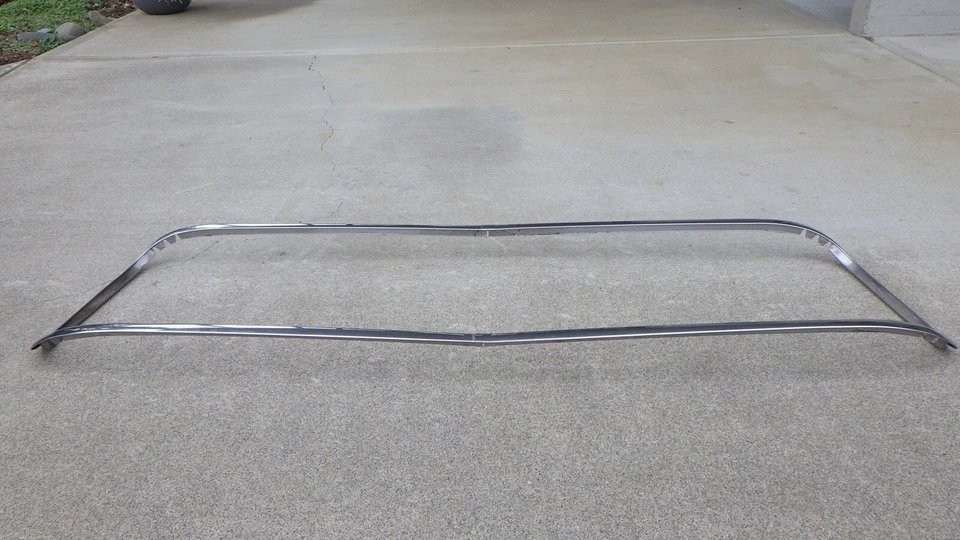 1957 年福特乡村乡绅升降机不锈钢装饰 57 58 Del Rio Ranch Wagon — 第 2/4 张图片