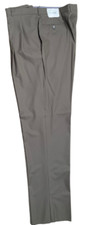 TROUSERS 42 GREEN PLEATED ROYAL 120  s WORSTED WOOL By CORBIN