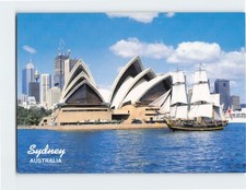 Postcard Bounty Sails Past Sydney Opera House Australia