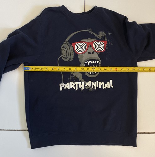 Joe Boxer Sweatshirt boys Youth XL Blue Party Animal graphics white, grey, red - Picture 7 of 8