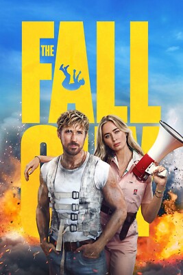 Fall Guy 2024 Film Poster Druck Wandbild A5 A4 A3 A2 A1 MAXI 2342