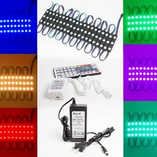 20ft Color Change Storefront RGB LED LIGHT MODULE w/ UL Power & Remote U.S