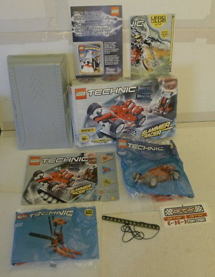Lot of 2 Lego sets - Technic Slammer Racer 8237 (Parts Sealed) & Race 3000 3839
