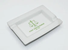 Vintage "The Defenders" 1965-1966 TV Series? Porcelain Ashtray Signed on back