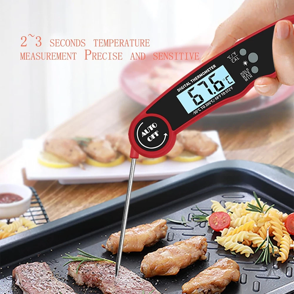 Meat Thermometer Digital, Instant Read Food Thermometer for Grilling and Cooking Meat Thermometer Digital, Instant Read Food Thermometer for Grilling and Cooking