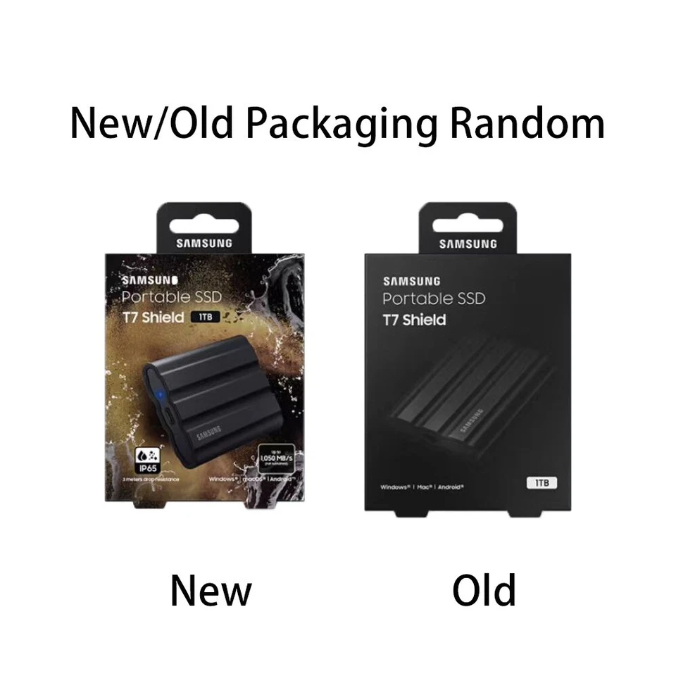 SAMSUNG T7 Shield 1TB 2TB 4TB USB 3.2 Gen 2 Portable External Solid State Drive - Image 4 of 4