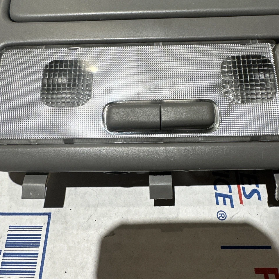 2000-2004 Toyota Avalon Genuine OE Gray Overhead Console Dome Light Assembly - Image 3 of 4