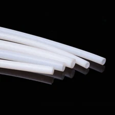 2mm ~ 12mm White PTFE Tubing Pipe Hose Size Selectable Lot 1M 2M 5M