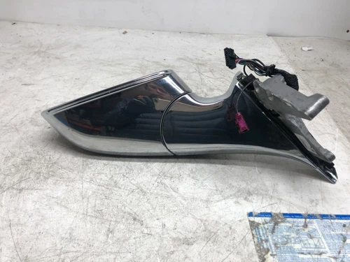 TESLA MODEL S MIRROR LEFT DRIVER 2012 2013 2014 CHROME 6005864 OEM