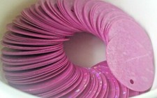 100 x 25mm Large Round Loose PVC Prismatic Sequins Flat Art  Sewing Trim Costume