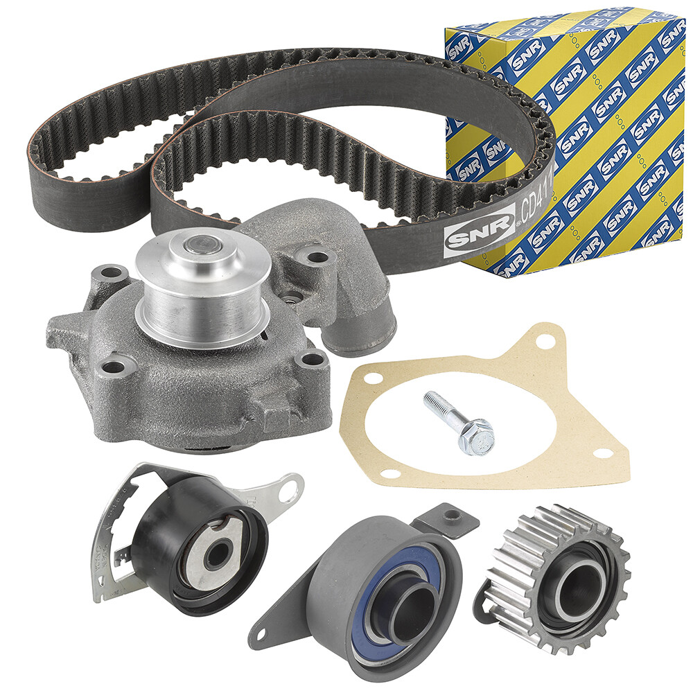 Kit de distribution avec pompe SNR pour réparer les bruits de sifflement moteur