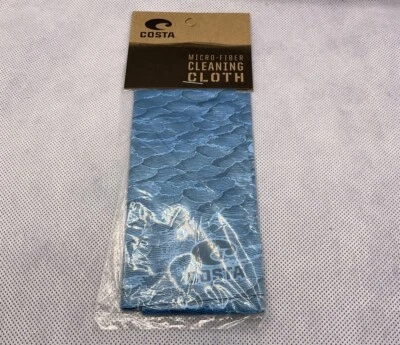 Costa Del Mar - Large Blue Wave Cleaning Cloth for Glasses & Sunglasses - NEW