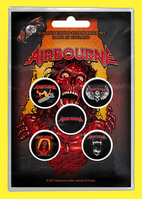 Airbourne - Breakin Outta Hell Button Set