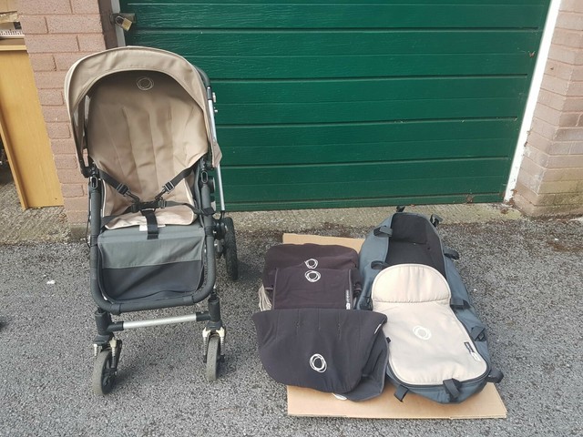single bugaboo pram