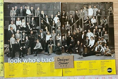 ABC TV Show Actors Celebrity Cast Lineup 2002 Photo Photograph 2 pg. | eBay