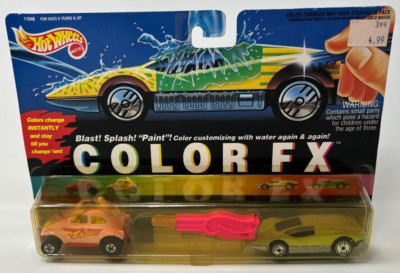 Hot Wheels Color FX 1993 - VW Baja Bug & Aeroflash - Show Cars - New Sealed VTG