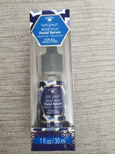 coconut rose milk facial serum