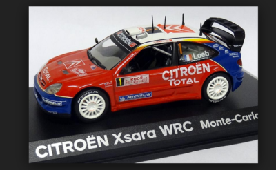 Miniature CITROEN XSARA WRC MONTE CARLO 2003 LOEB 1/24
