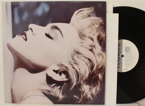 MADONNA True Blue LP (Sire 25442, orig 1986) VG++ Vinyl with Poster