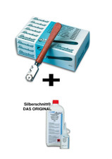SET Schneidöl 50 ml + Glasschneider Silberschnitt SPARSET SONDERPREIS 