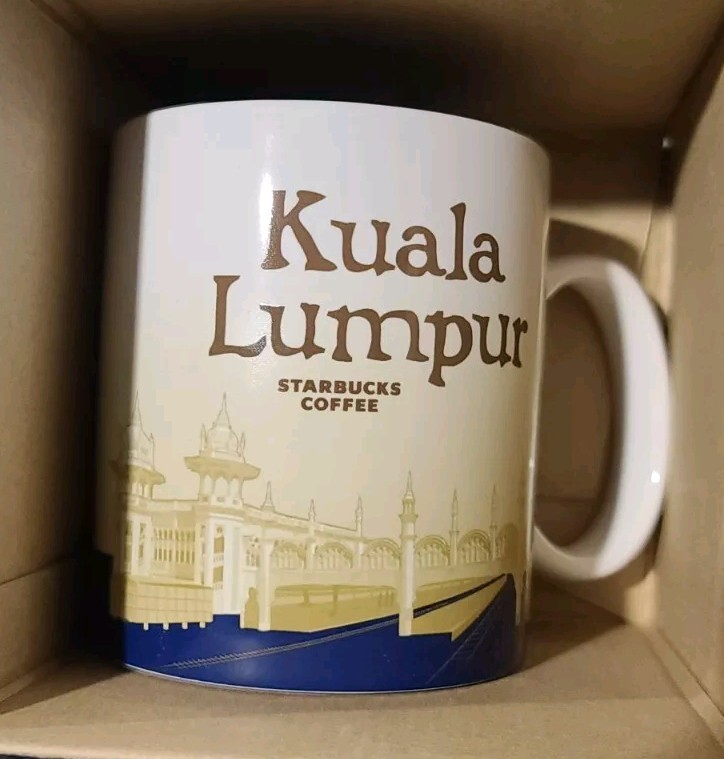 NEW 2018 STARBUCKS Coffee Mug KUALA LUMPUR Icon 16oz Cup