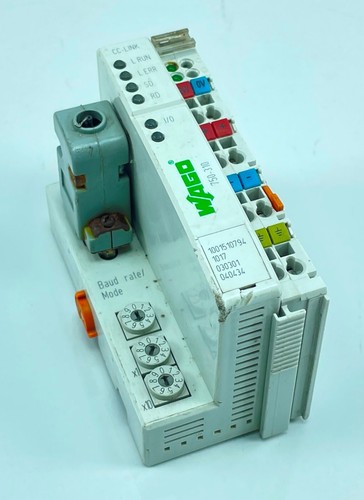 Wago 750-310 Fieldbus Coupler CC-Link Communications Module DIN Rail 24VDC - Picture 11 of 16