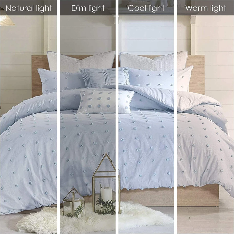 Juego de edredón de algodón, almohadas decorativas a juego de diseño inteligente-Ja... Foto 2 de 4