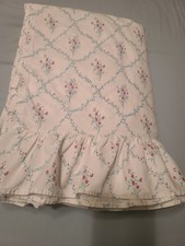 Vintage Ralph Lauren "Sundress" Queen Sheet Set Ruffled Pillowcases King Size