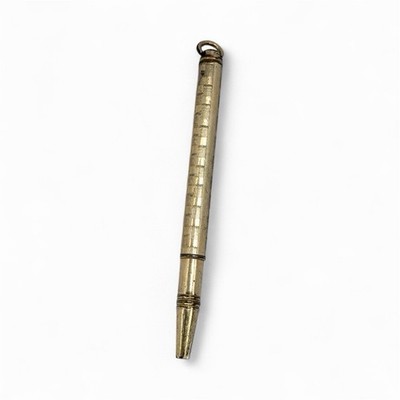 MECHANICAL PENCIL GOLD PLATED CHATELAINE UNBRANDED