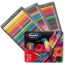 Premium 72ct Colored Pencils – Art Supplies for Drawing Sketching Adult Color...