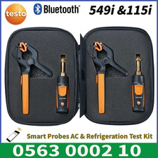 Testo 0563 0002 10 Smart Probes AC & Refrigeration Test Kit Testo 115i 549i