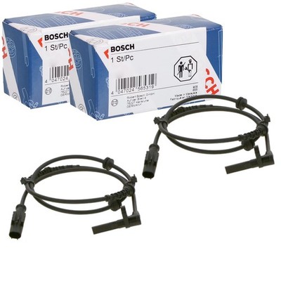 2X BOSCH ABS-SENSOREN VORNE PASSEND FÜR FIAT DUCATO LINKS+RECHTS | 0 265 007 685