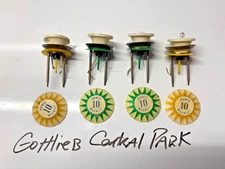 Gottlieb Central Park pop bumper set