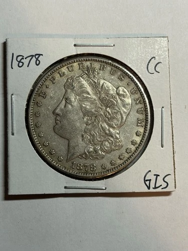 1878-CC Morgan Silver Dollar AU/UNC Tough Date CC Nice Tone