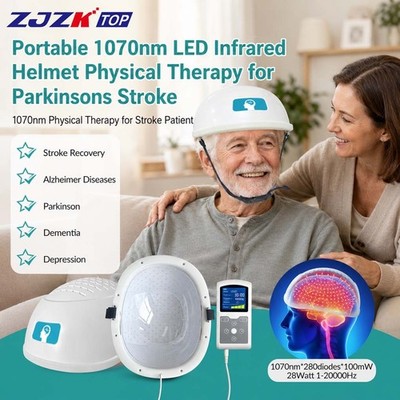 1070nm Light Therapy Helmet Brain Stimulation for Depression Parkinson Insomnia