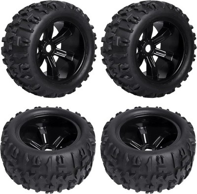 1/8 RC Monster Truck Tires & Wheels 5.9'' | 17mm Hex Fit Traxxas Arrma MT