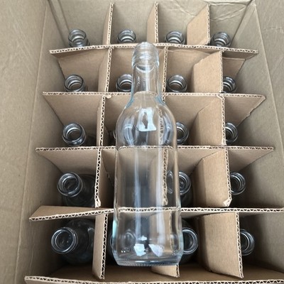 Glasflaschen 330ml Schraubverschluss Getränkeflaschen Cordial Home Brew - 96 Stück (4x24)