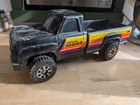 Vintage TONKA USA Black Pressed Steel Pickup Truck w/ Tailgate 1980s 4x4 Toy