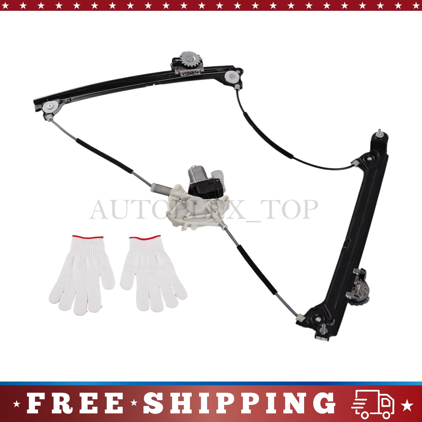Fits 2017-2024 Maserati Levante Front Left Window Regulator With Motor US