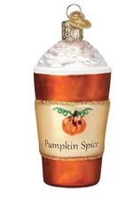 Old World Christmas (32478) Pumpkin Spice Latte Ornament