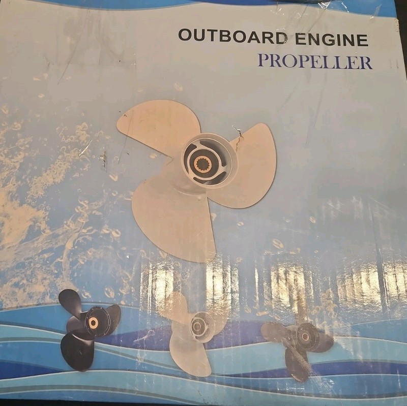 VRIWOY 13 1/2x14-K Aluminum Outboard Propeller Fit Yamaha Engine 50-130HP 