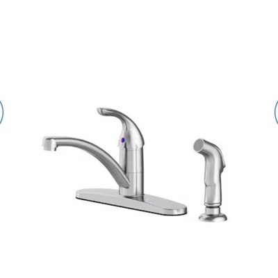 Kitchen Faucet, Project Source Everfield Single Handle Mid-arc $53.98 at Lowes!