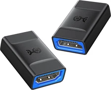 Cable Matters 2-Pack HDMI 2.1 Coupler – 48Gbps, 8K@60Hz / 4K@240Hz, Female