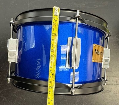 NEW Mendini by Cecilio Tom Drum 10''x6''   Blue Sparkle   Brand New  Free Shipping
