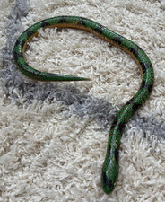WOODEN SERPENT SNAKE VINTAGE TOY