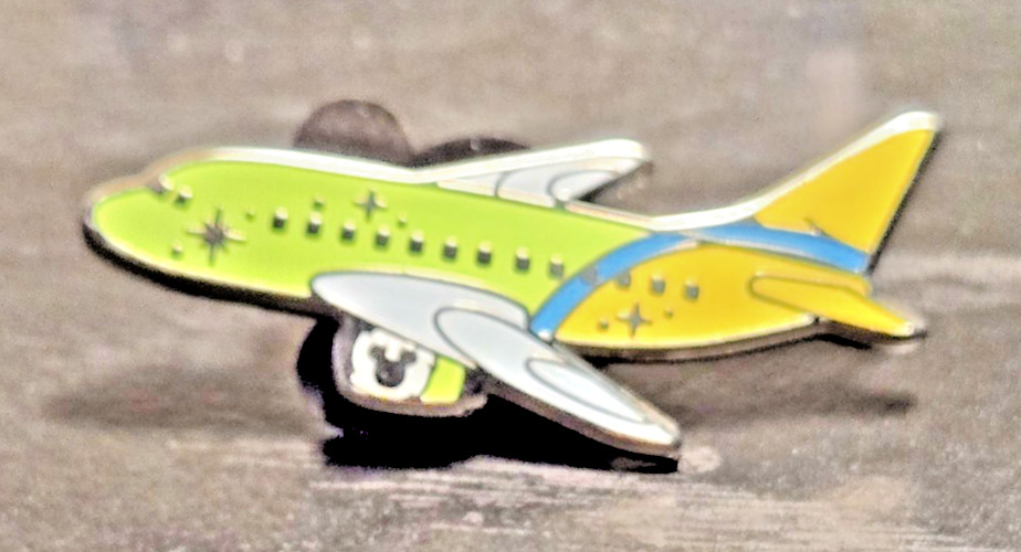 Disney Tinker Bell Character Airplane Hidden Mickey Trading Pin Peter Pan