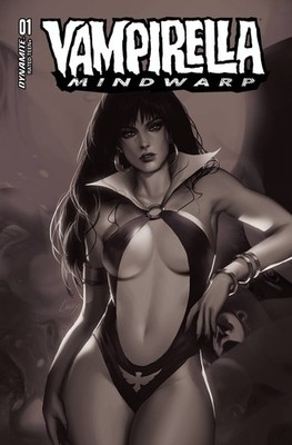 VAMPIRELLA MINDWARP #1 VARIANT CVR G 10 COPY INCV LEIRIX B&W DYNAMITE