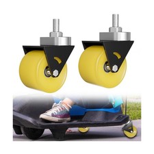 Upgrade Complete Caster Wheels Assembly Fit for Razor Crazy Cart XL DLX  360...