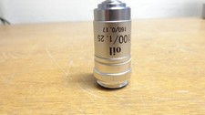 MICROSCOPE OBJECTIVE LENS 100/1.25 160/0.17 oil